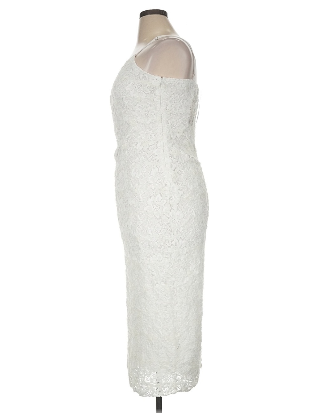 12th Tribe Ivy White Textured Midi Dress - Size XL - Picture 9 of 11